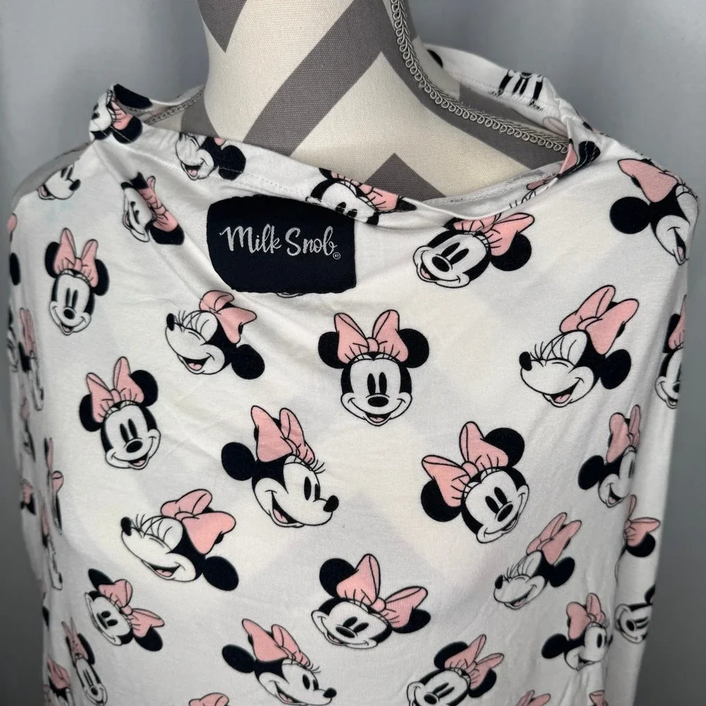 EUC Disney 5-in-1 Milk Snob Car Seat Nursing‎ Cover Minnie Mouse